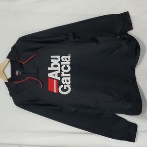 Abu Garcia Black Signature Fishing Brand Apparel Hoody Size XL
